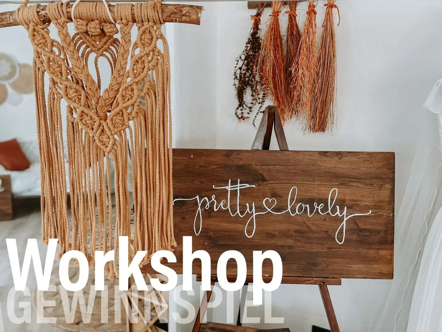 Gewinnt 2 Pl&auml;tze f&uuml;r den Makramee Workshop.
.
Wir verlosen 2 Makramee Workshop Pl&auml;tze.
.
Wann: 12.Juni 2022 17-19uhr
Wo: @prettylovelystore 
Was: kleiner Wandbehang
.
Wie Ihr Gewinnen k&ouml;nnt:

1. Abonnieren @mitliebegeknuepft.21 &a