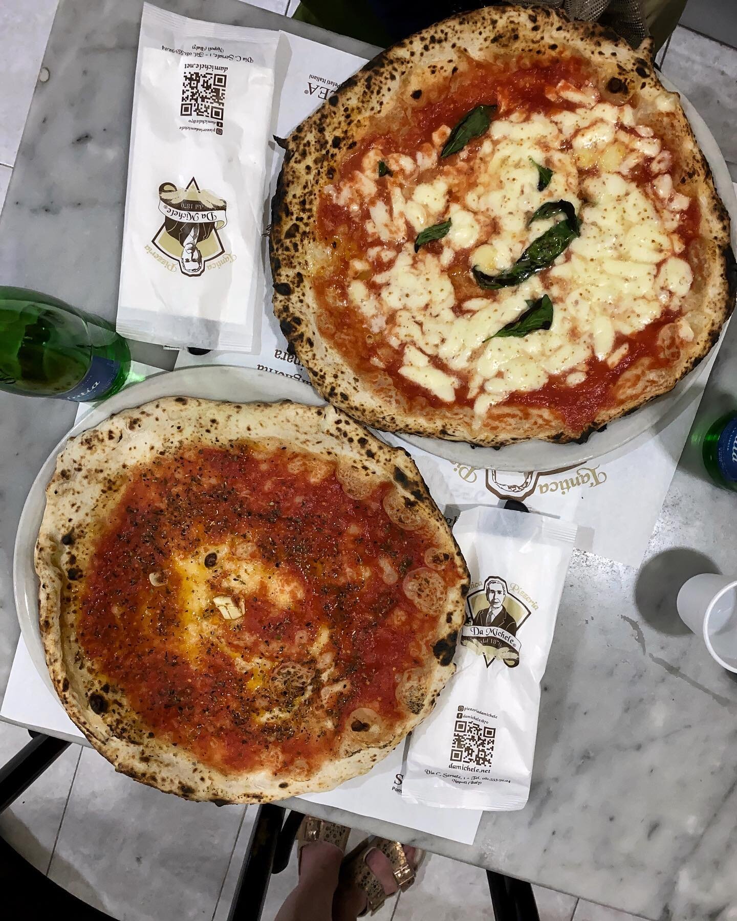 We made it to the birthplace of pizza in Naples, L&rsquo;Antica Pizzeria da Michele, where we waited in a relatively &ldquo;short&rdquo; line for just less than an hour. We passed the time talking to other friendly tourists: a man from Austria whose 