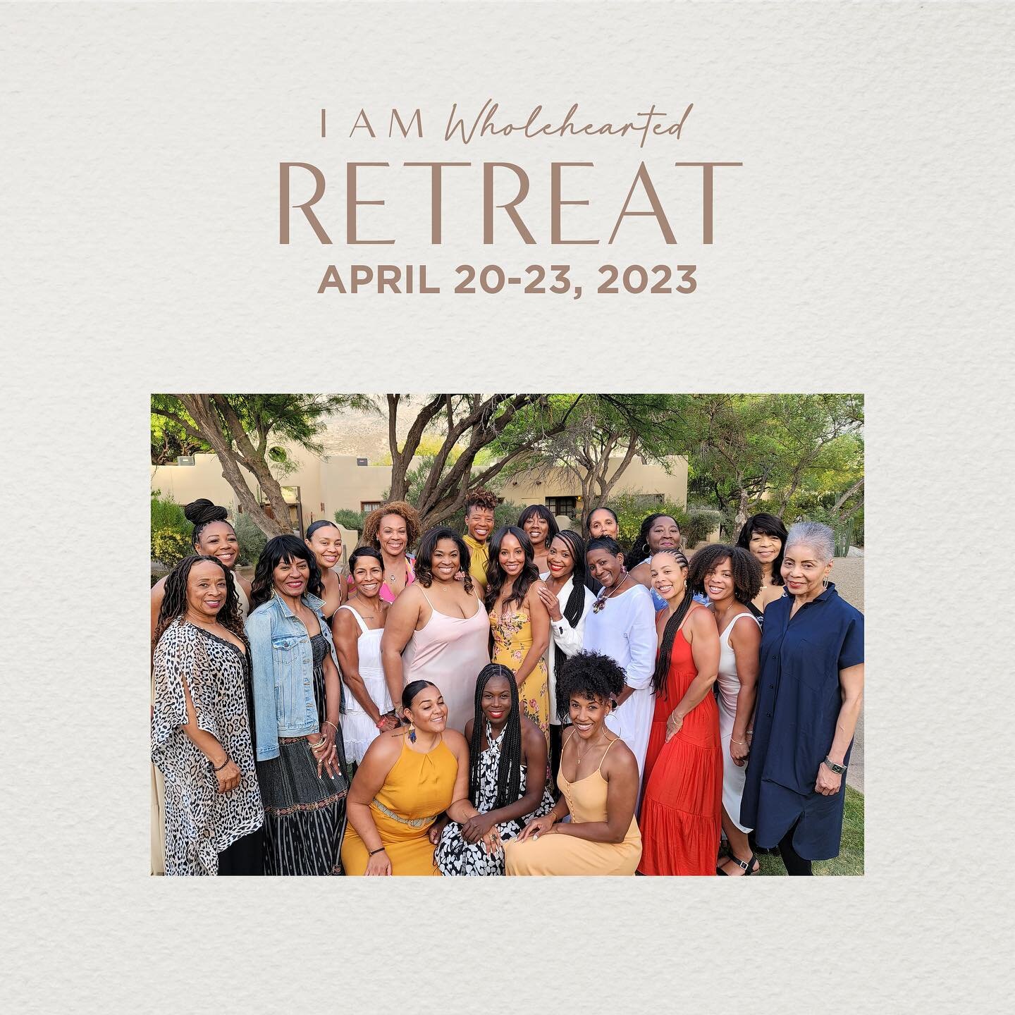 Join our heartwarming group on this year's I Am Wholehearted Retreat to bring a new light to our everyday lives. Learn more and register link in bio. (Registration open until March 10th)

&bull;
&bull;
&bull;
&bull;
&bull;

#IAmWholehearted #wholehea