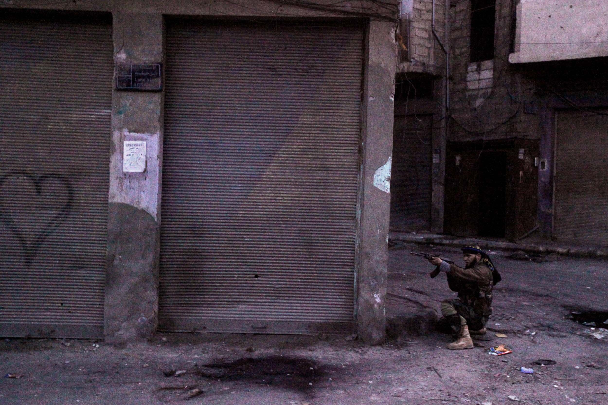  FSA attack of the Intelligence services’ building of Bayada, Homs, Feb 06/2012, 