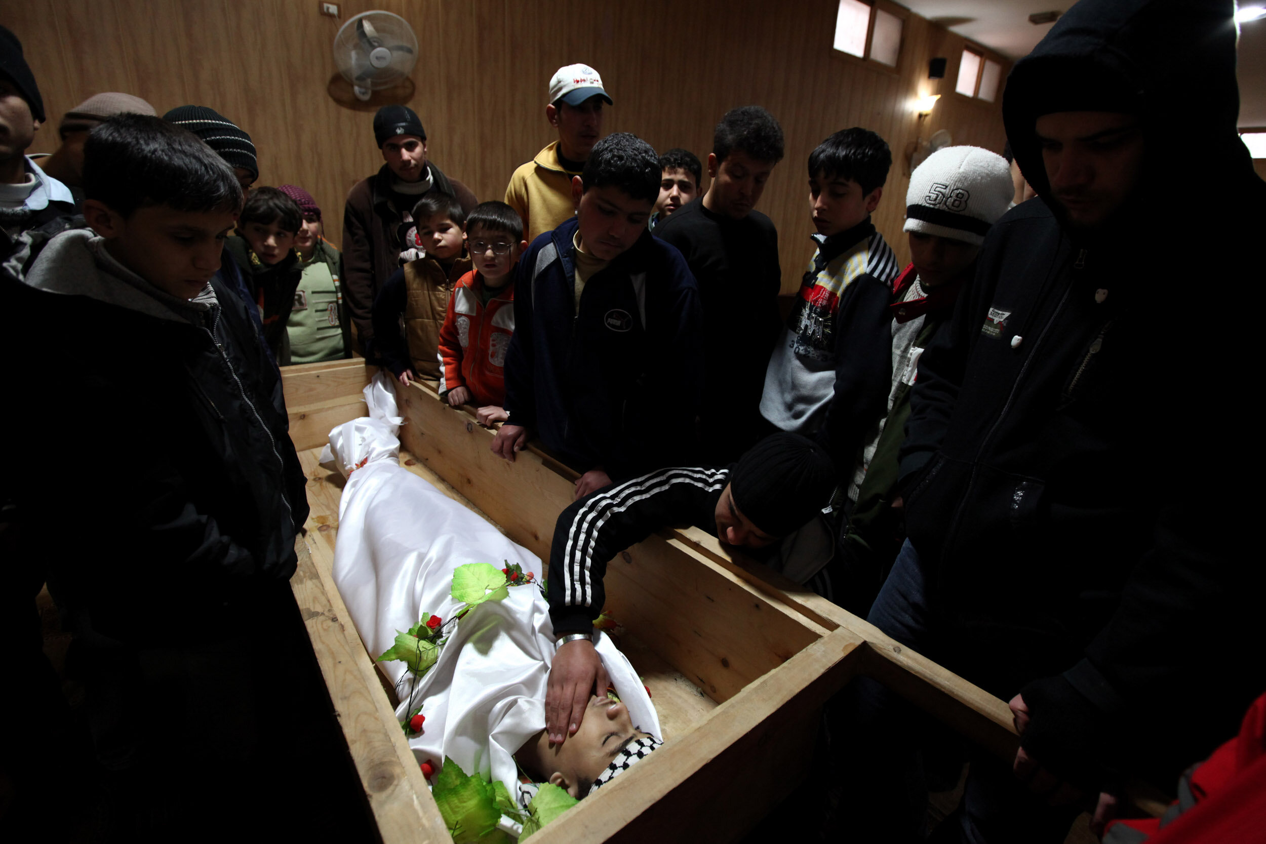  The young Mohammed Nour Hassan Agha, 13 years-old, victim of government sniper fire, Bab Drib, Homs, Jan 26/2012. 