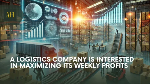 A Logistics Company Is Interested in Maximizing Its Weekly Profits