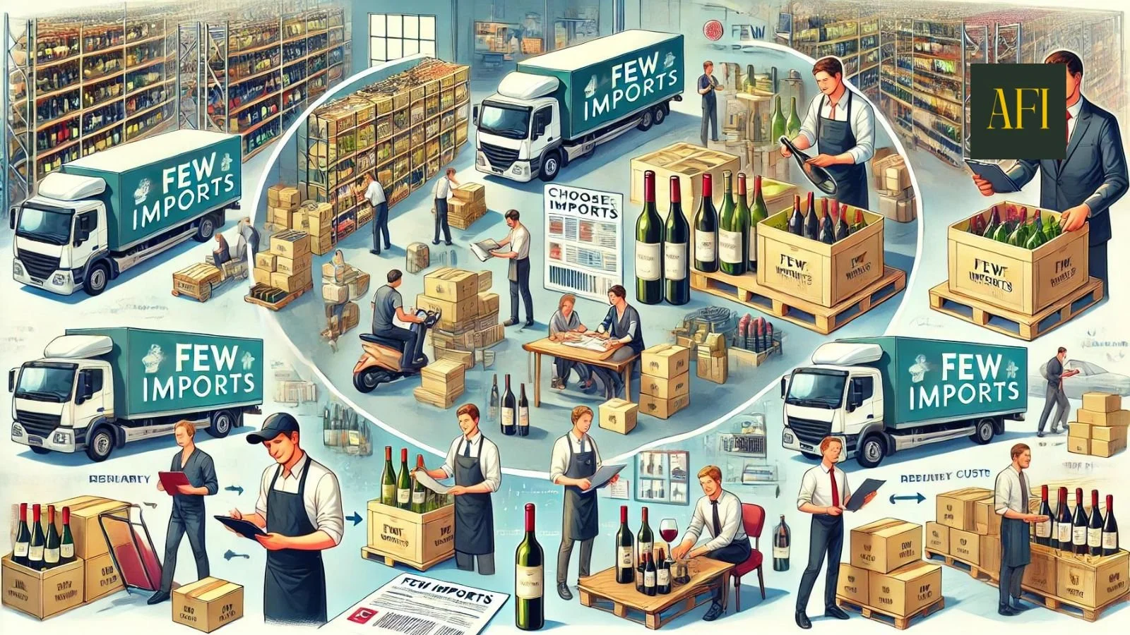 A Few Imports Logistics: Wine Delivery Portland Oregon