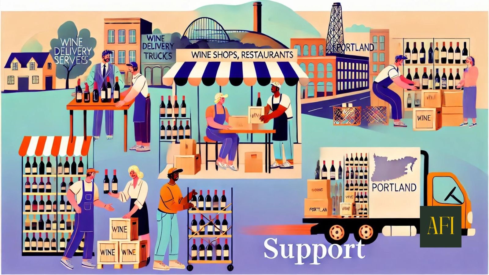 A Few Imports Logistics: Wine Delivery Portland Oregon