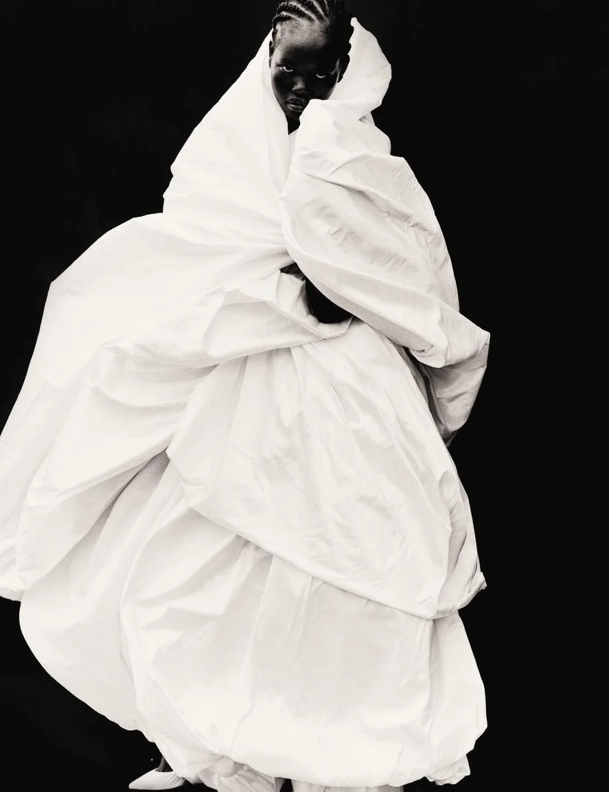 pocmodels:Adut Akech by Rafael Pavarotti for Le Lis Blanc Magazine - 30th Anniversary Special