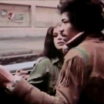 childofvenusandmars:

Jimi Hendrix and Uschi Obermaier (1969)
👁🌿