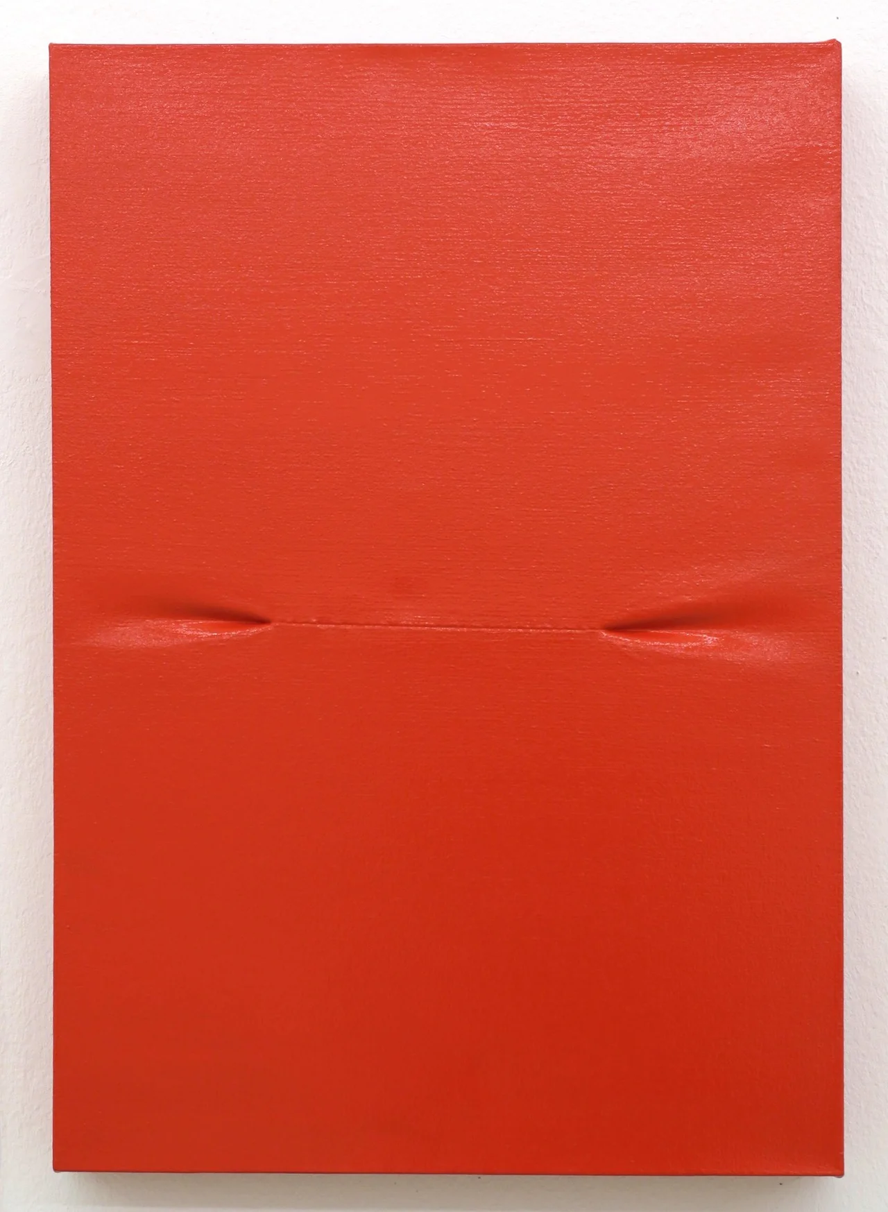 contemporary-art-blog:

Angela de la Cruz, Scar (Red) I, 2016 Galerie Krinzinger