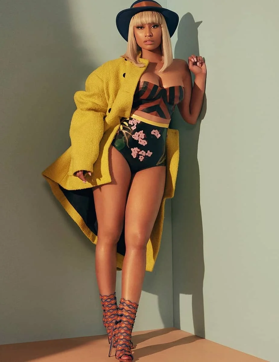 marcjacobs:

Nicki Minaj wearing a Marc Jacobs Fall ‘18 Coat photographed by Greg Swales, styled by KC Jones for Harper’s Bazaar Russia