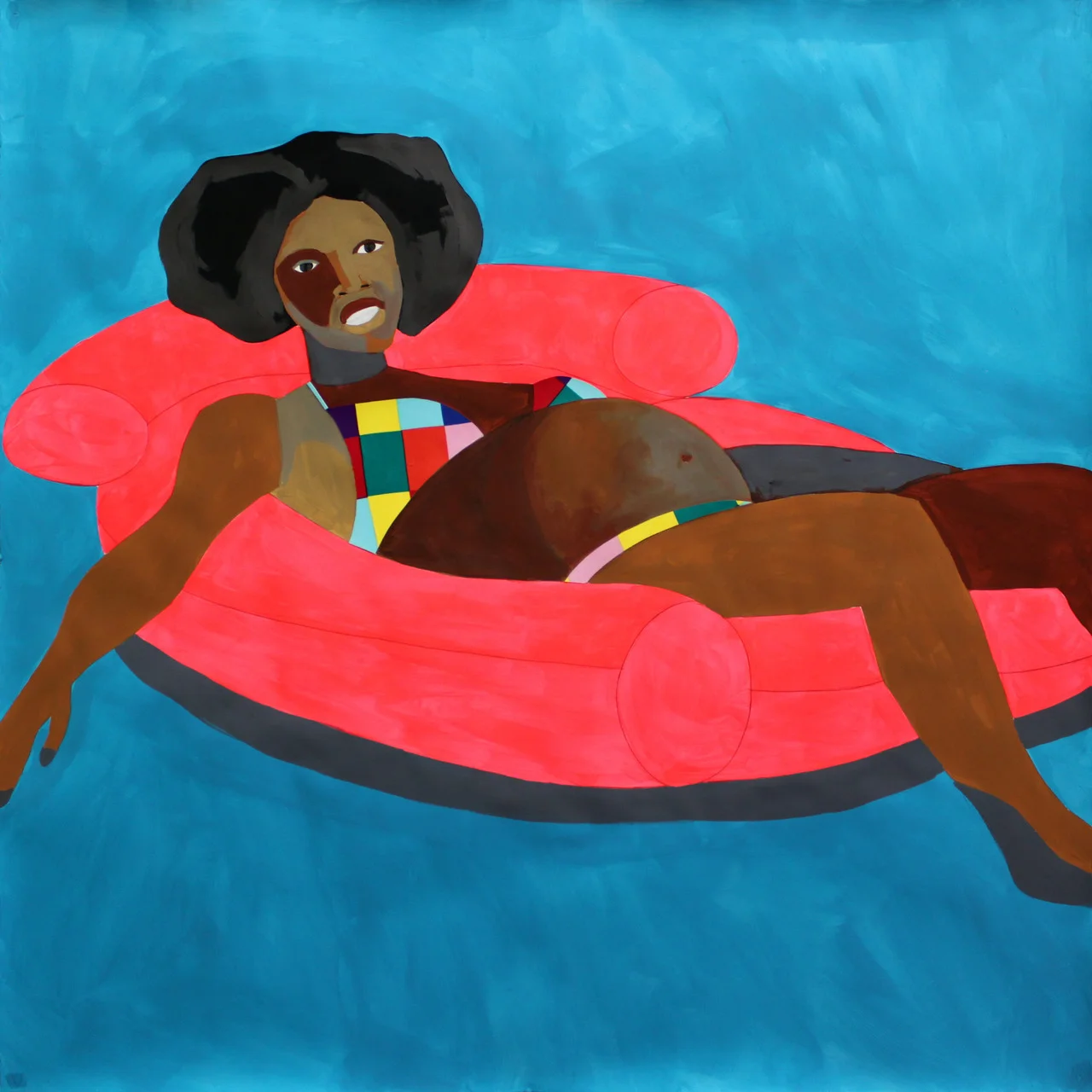 contemporary-art-blog:

Derrick Adams, Floater No. 2, 2016 Rhona Hoffman Gallery