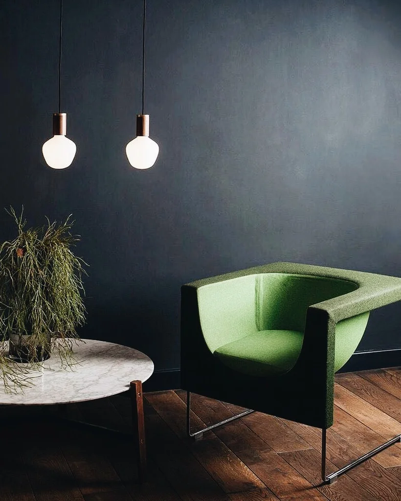 stua:

STUA Nube armchair in combined green felts. A Jesus Gasca and Jon Gasca design. NUBE: www.stua.com/design/nubeVia Tala