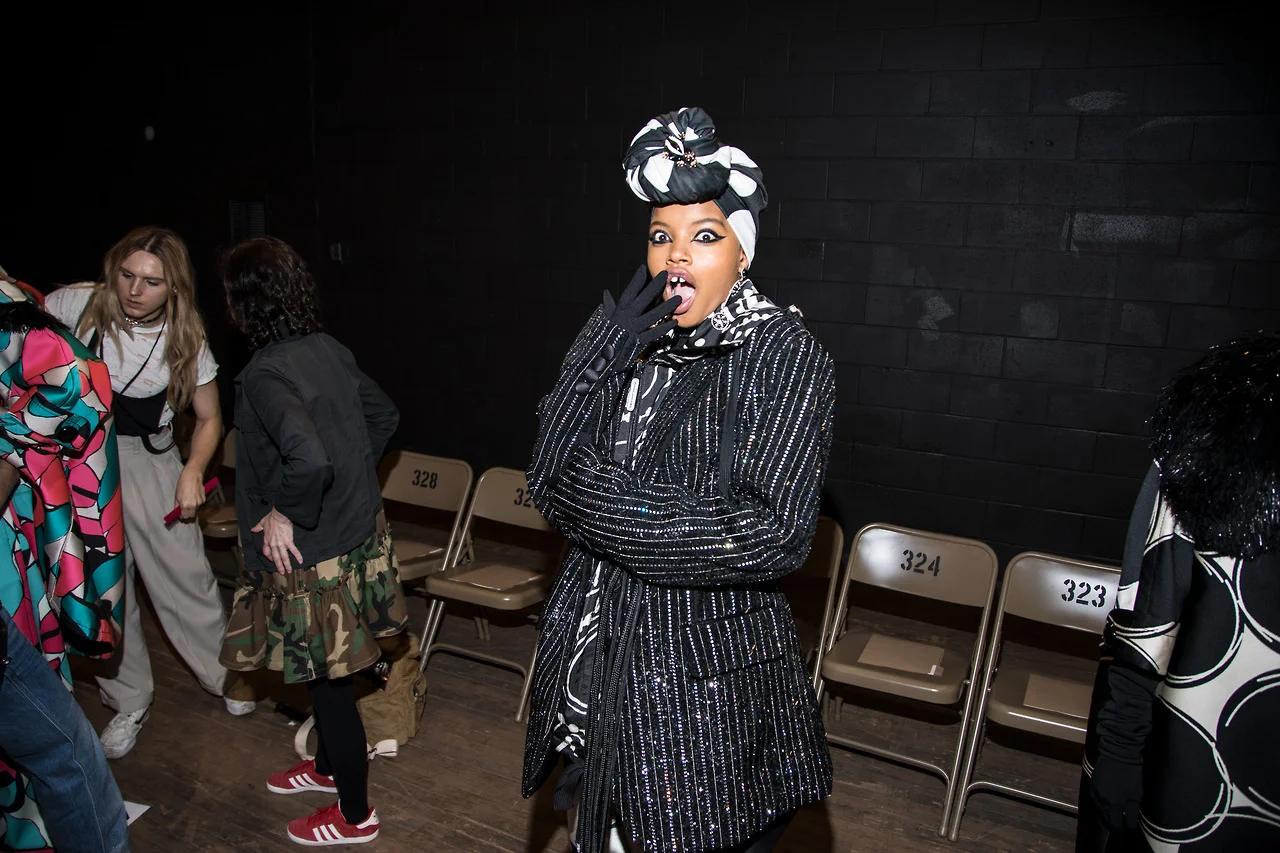 marcjacobs:

Slick Woods backstage at our Marc Jacobs Spring ‘18 Runway Show 