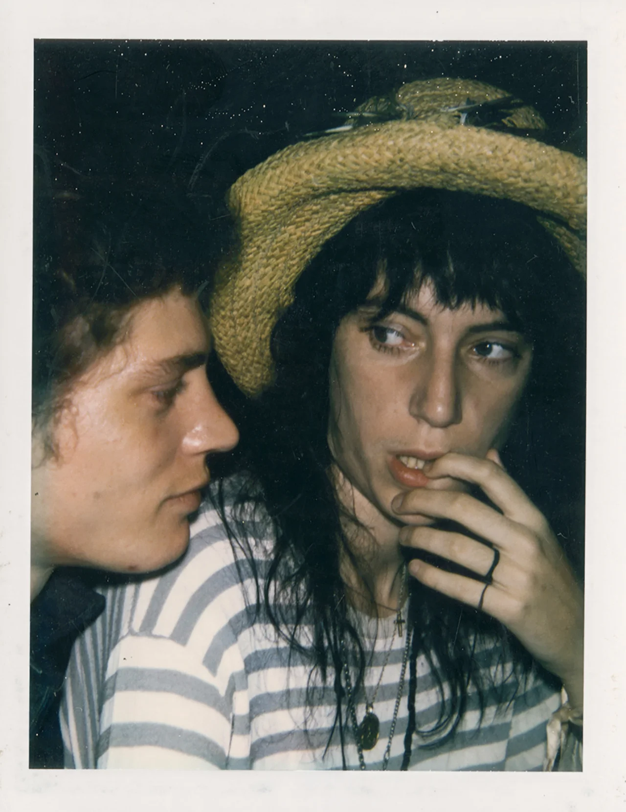 soundsof71:
Robert Mapplethorpe and Patti Smith, ca. 1972, by Andy Warhol
