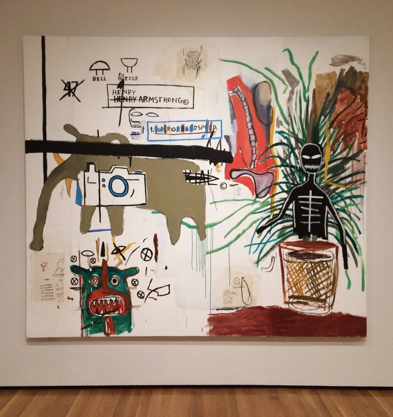 briannatreleven:Jean-Michel Basquiat — Wicker, 1984