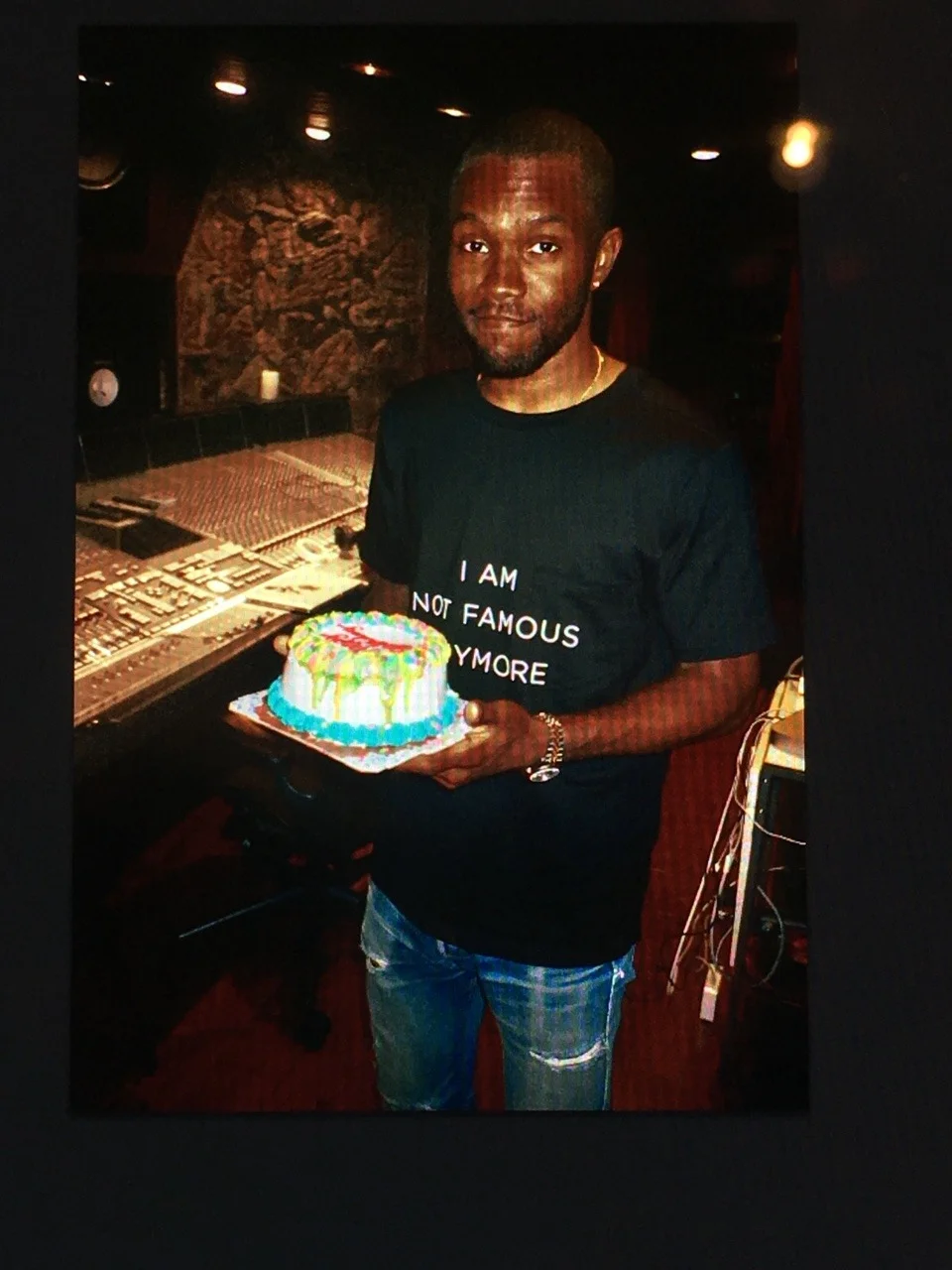 frankocean:

:) Birthday cake for Blonde. Thanks Tyler.