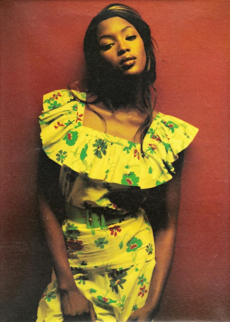 midnight-charm:
“The Clash of ‘96” 
Naomi Campbell photographed by Satoshi Saikusa for W February 1996 
Stylist: Michel BotbolHair: ValentinMakeup: Thierry Mauduit