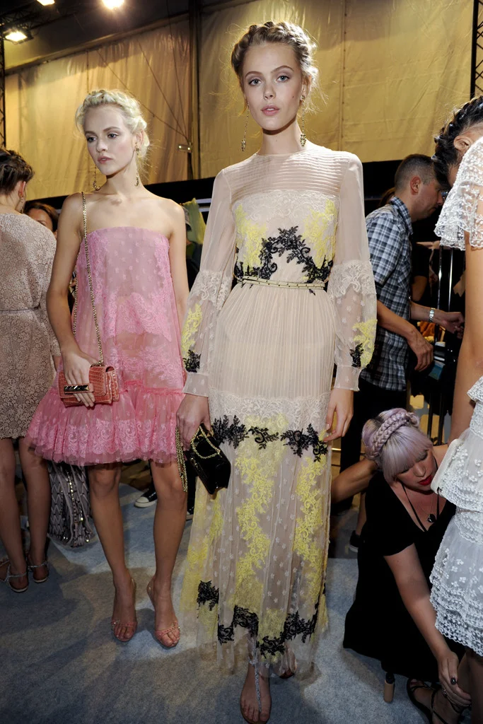 modelsoffthecatwalk:

Frida Gustavsson and Ginta Lapina