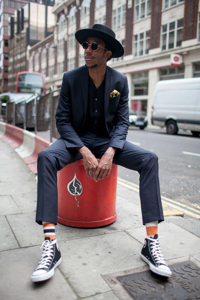 wwd:

On the street at Men’s Fashion Week.  See more on WWD.com