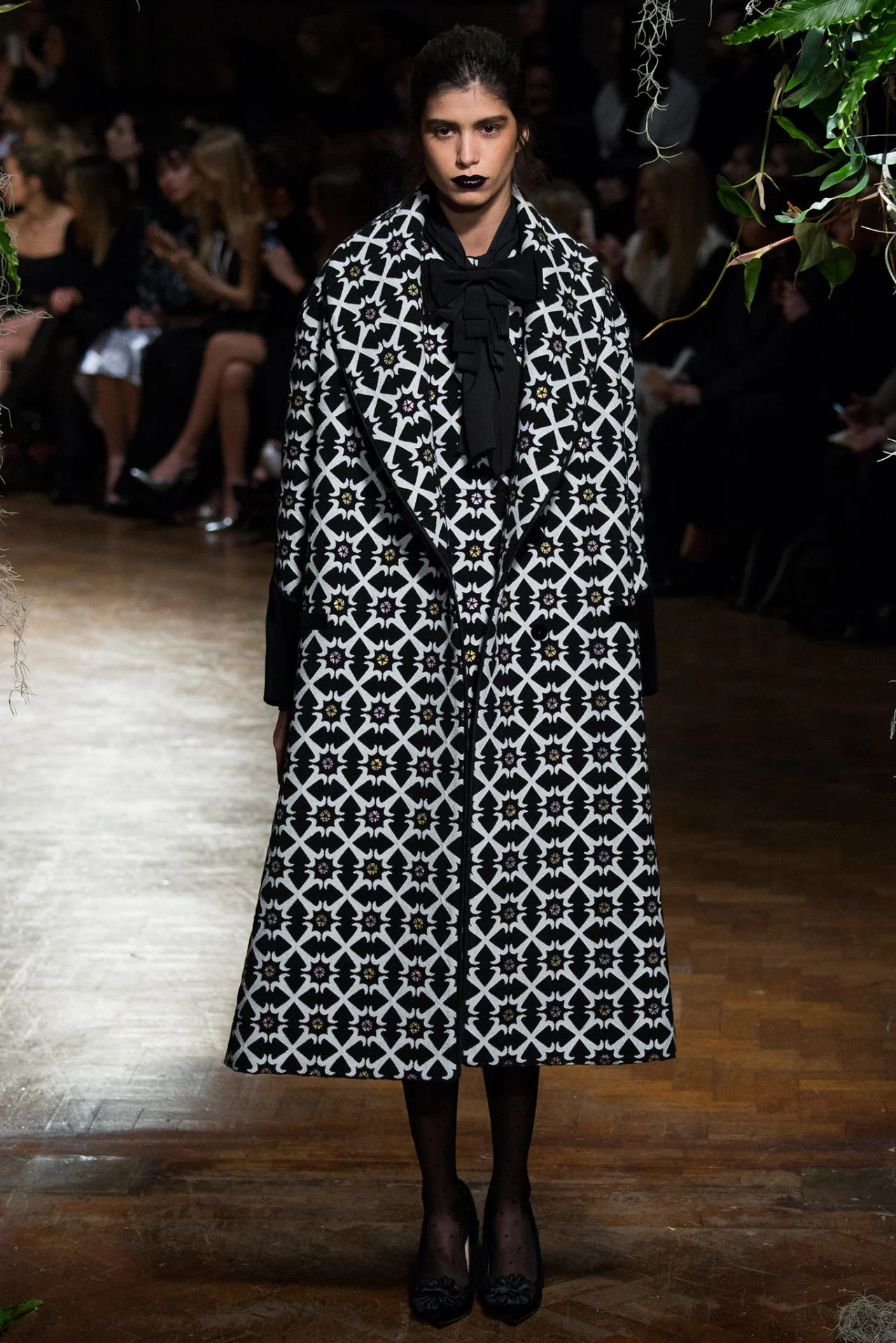 Mica Arganaraz at Giles F/W 2015