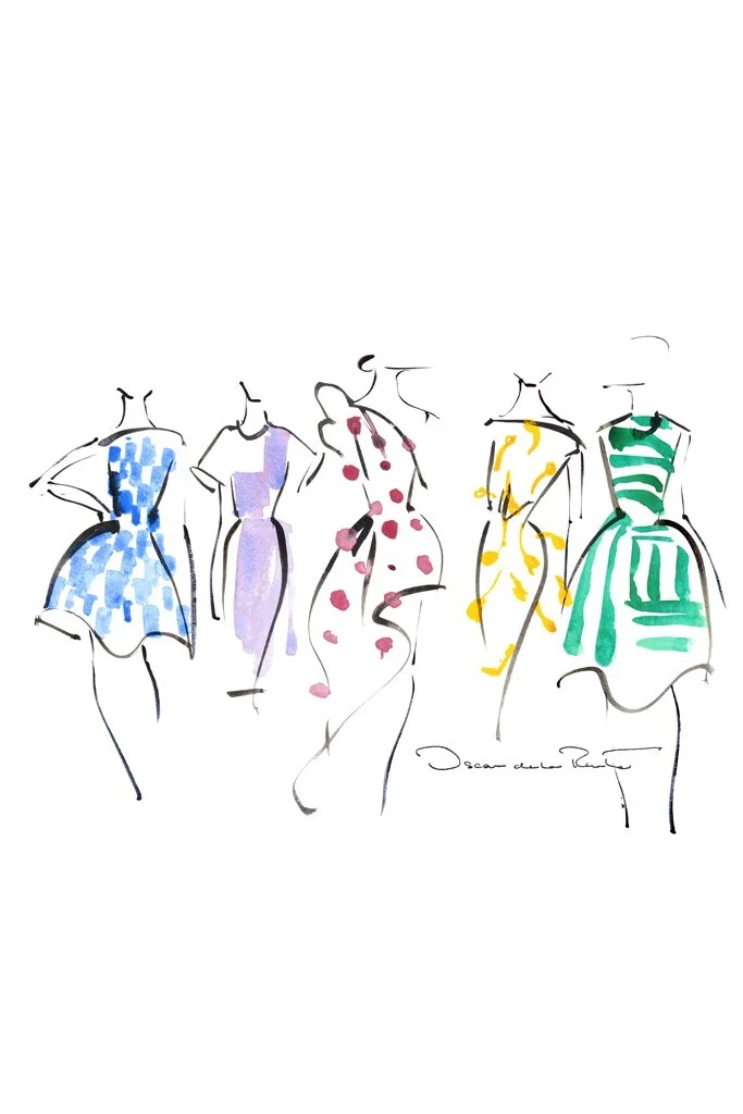 “Sparkling, not still.” — Oscar de la Renta