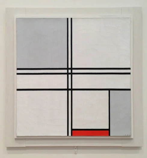 Piet MondrianComposition (No. 1) Grey-Red, 1935Oil on canvas