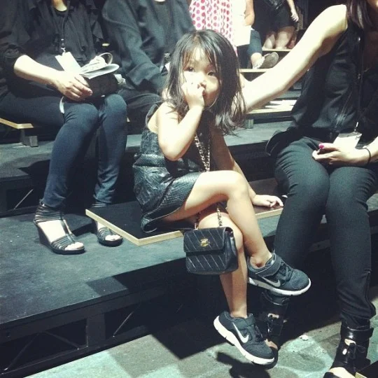 Alexander Wang’s niece @ NYFW