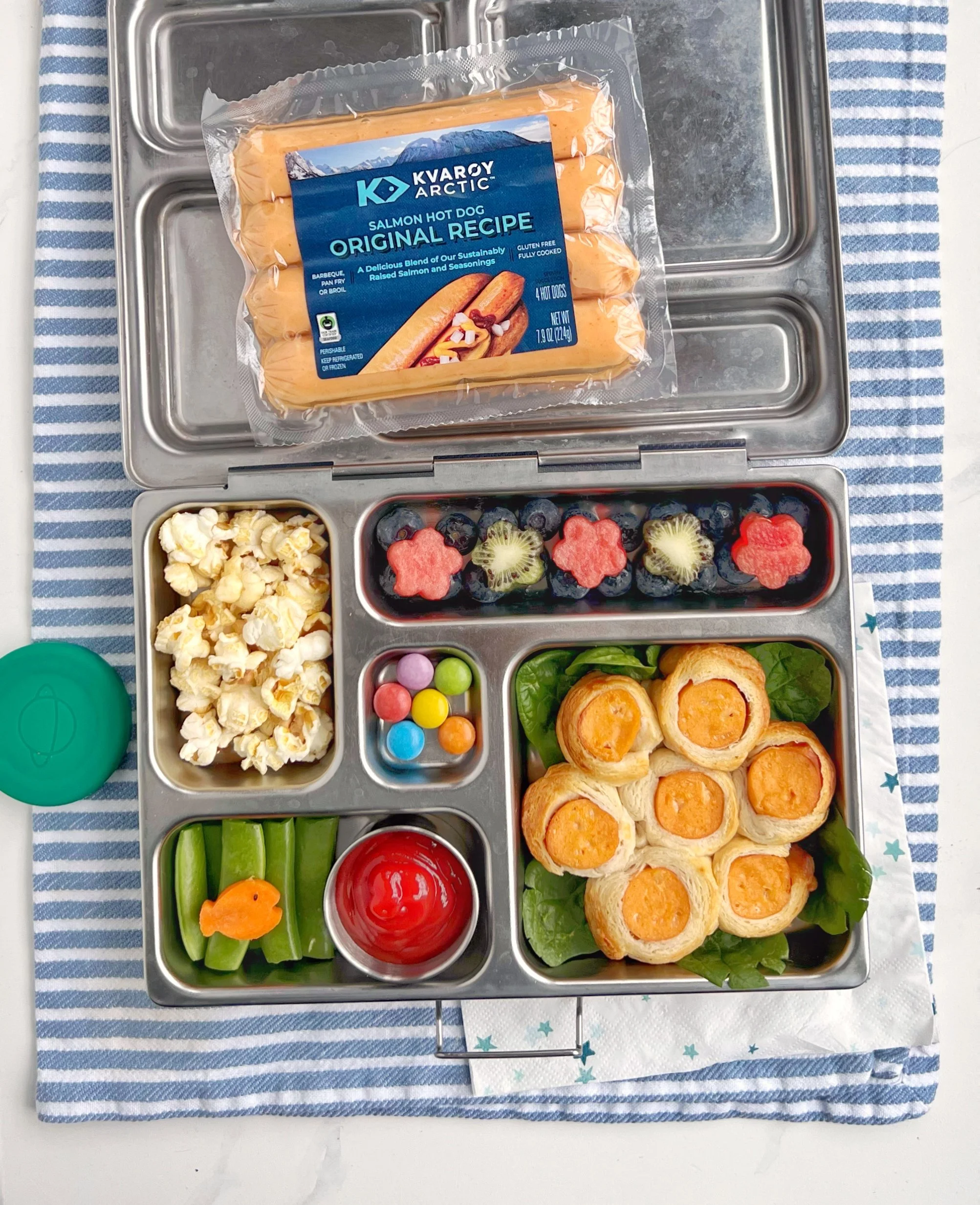 Salmon Hot Dog Flowers — Kvaroy Arctic