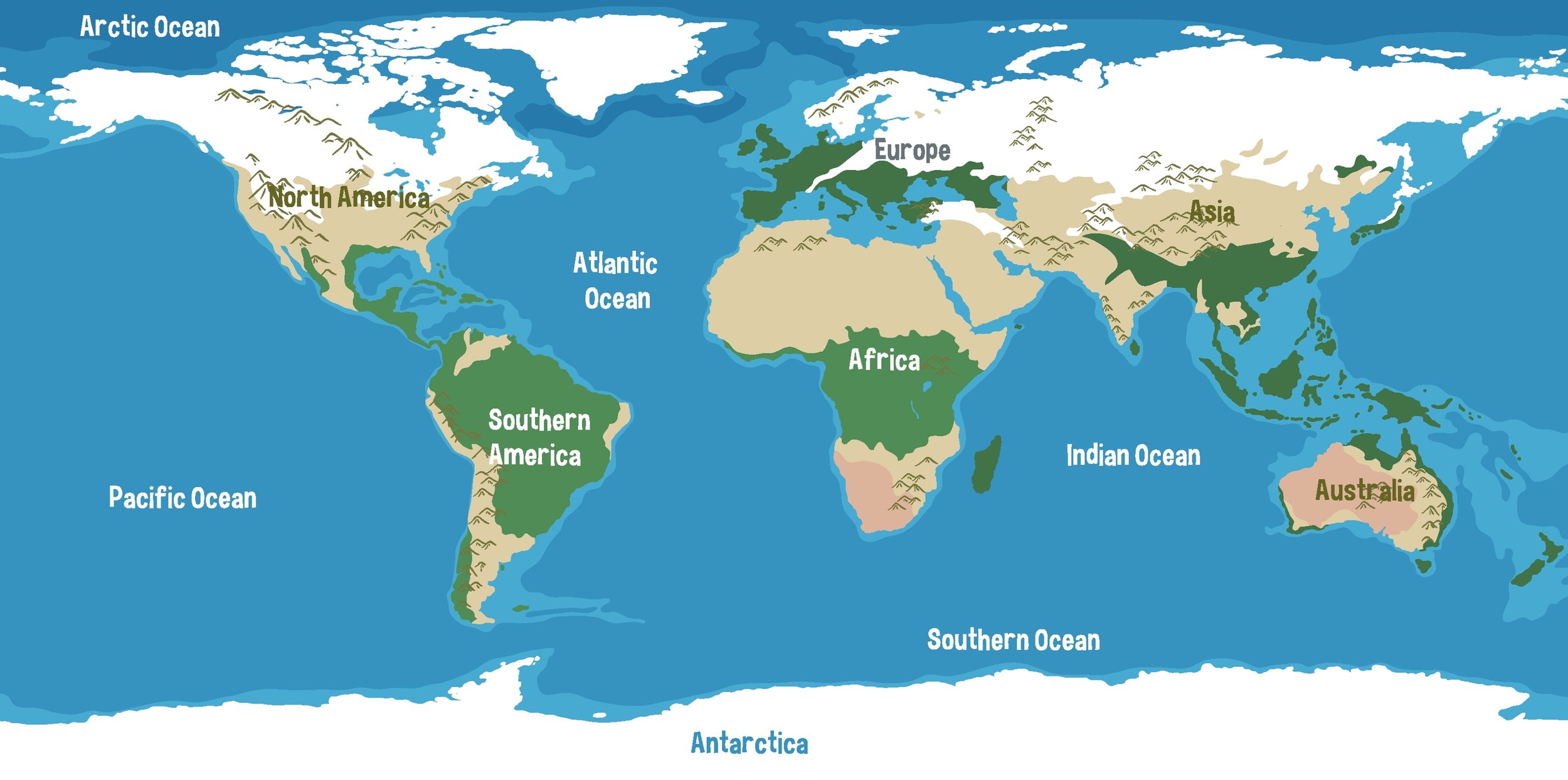 World s oceans. Карта морских течений. Трансатлантическое течение на карте. Map of Oceans and Seas. World Map with Seas and Oceans.