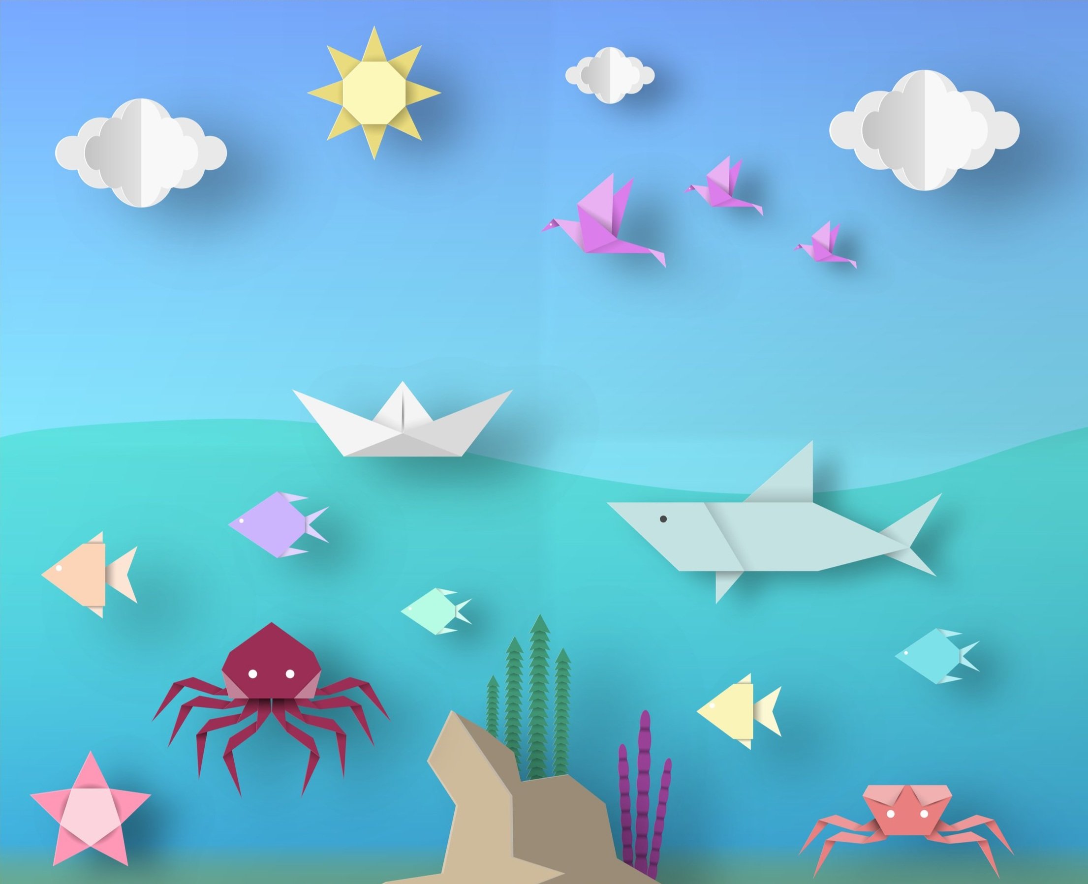 Fish Origami: Easy Kids' Tutorial — Kvaroy Arctic