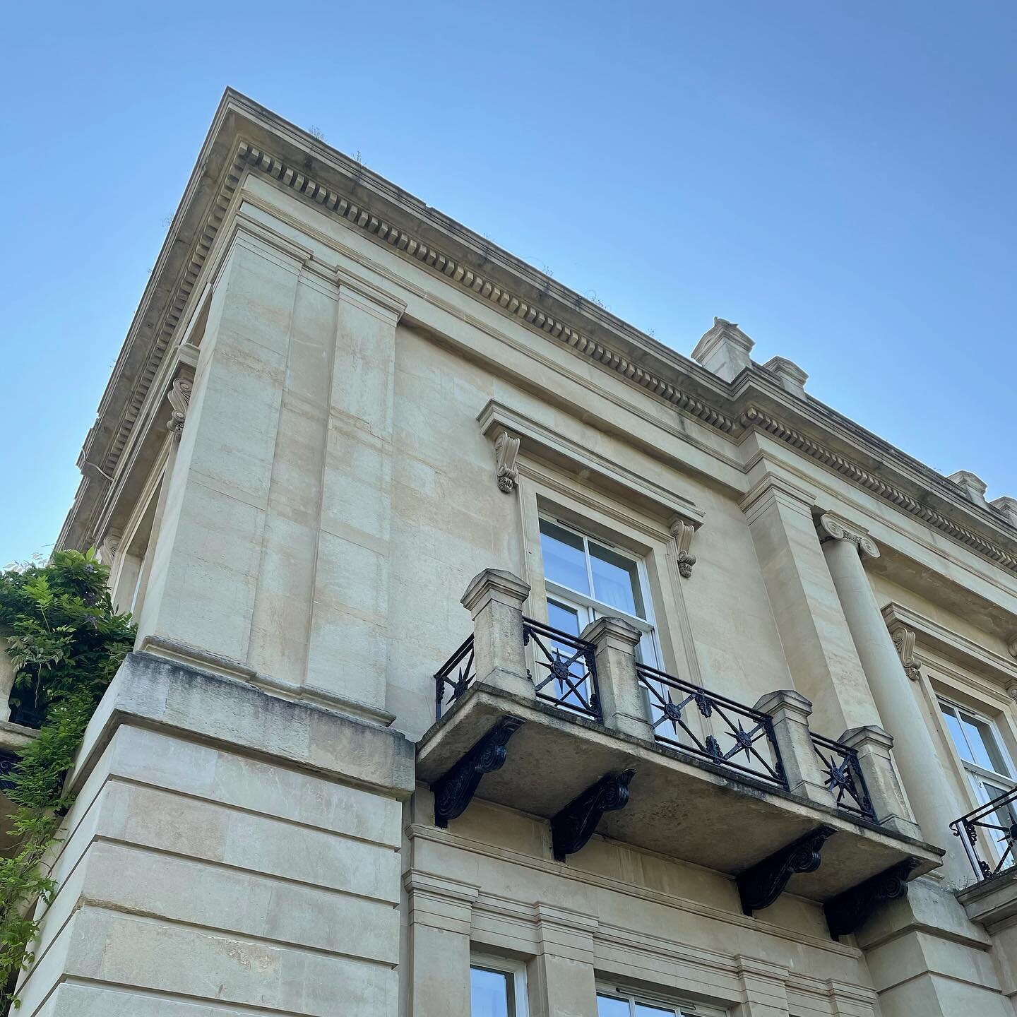 Looking at a lovely property in Bath this morning. A brief survey followed by crunching some numbers and undertaking a load assessment to provide safe working loads to a production company who will be filming here. #structuralengineering #staticdynam