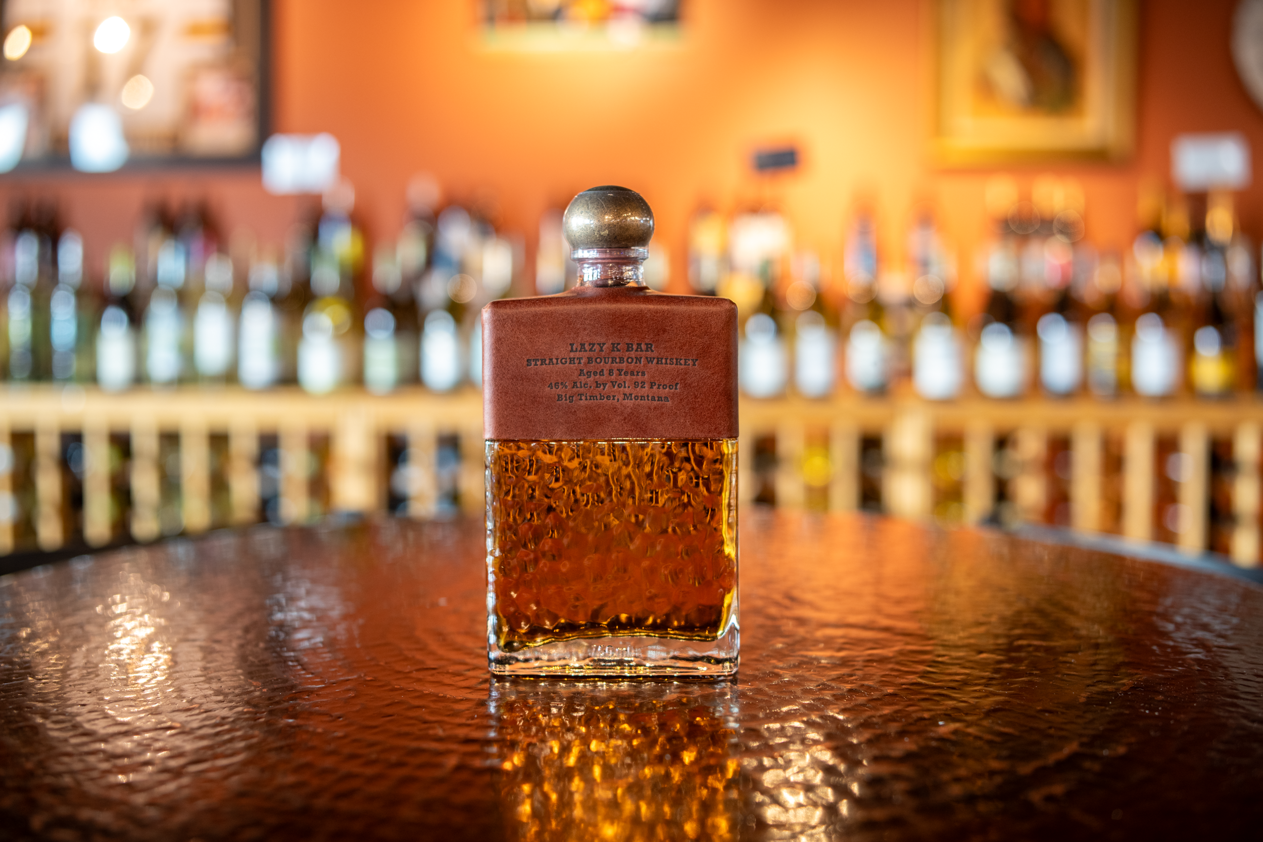 Lazy K Bar Whiskey Sampling and Branding