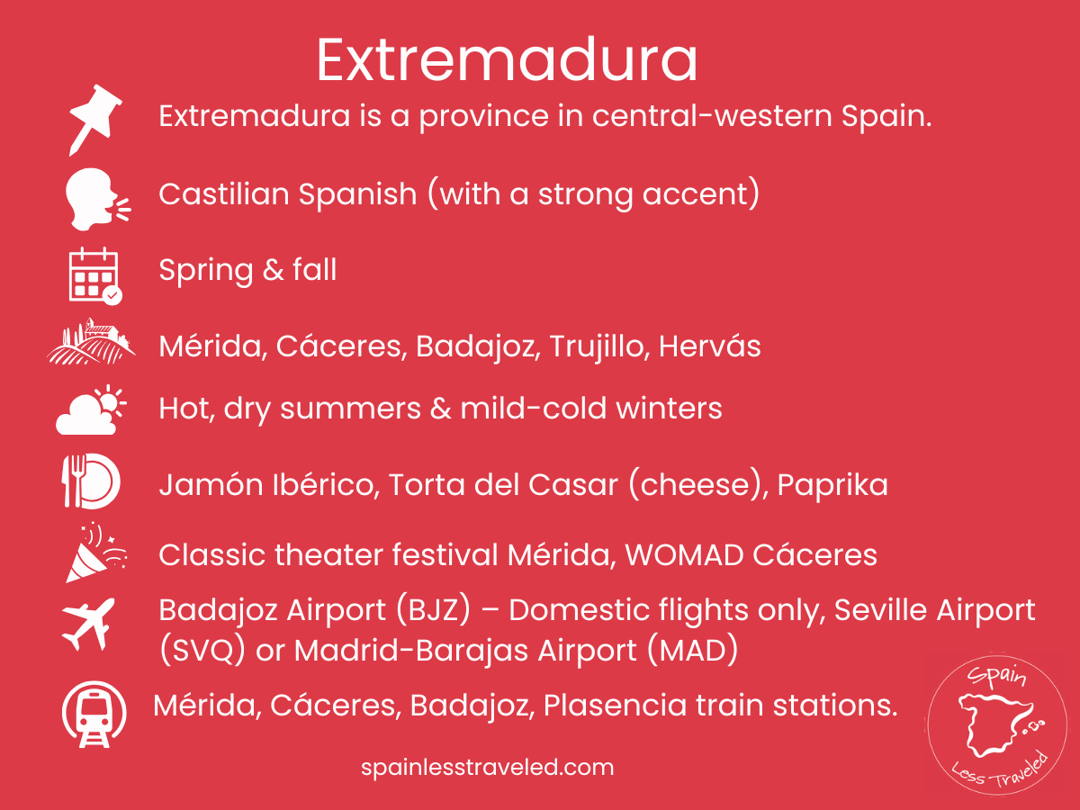 Spain Less Traveled Essentials: Extremadura
