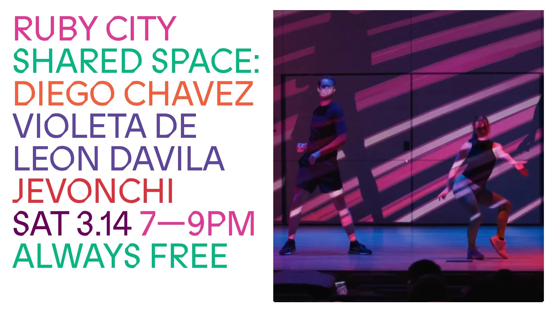 Ruby City Shared Space: Diego Chavez, Violeta De Leon Davila, Jevonchi 