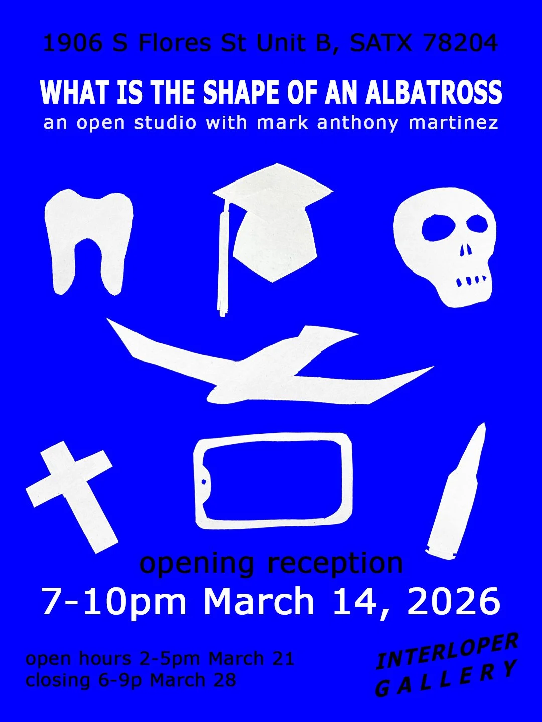 What is the Shape of an Albatross: an open studio with Mark Anthony Martinez
