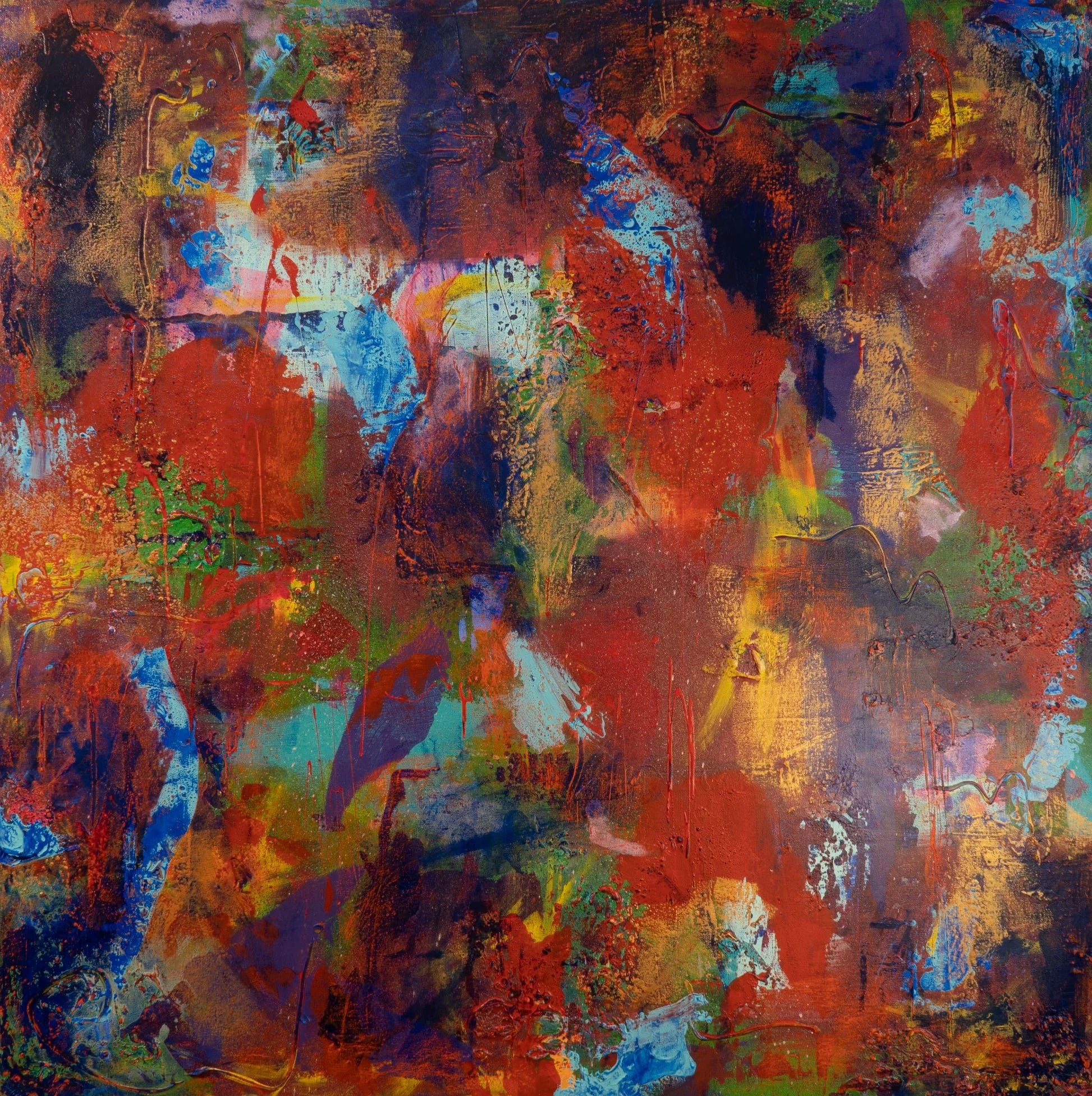 Caroline Gonzales
“This is Healing”
Acrylic and Oil Paint on Canvas
48” x 48”
$4,000