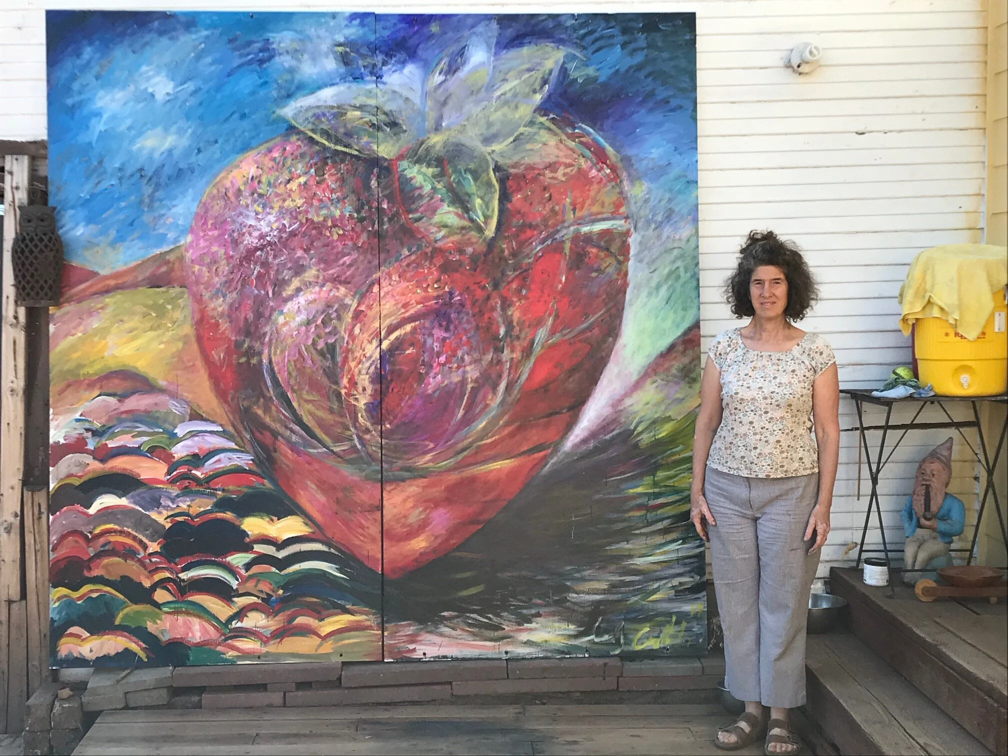Strawberry Mural
