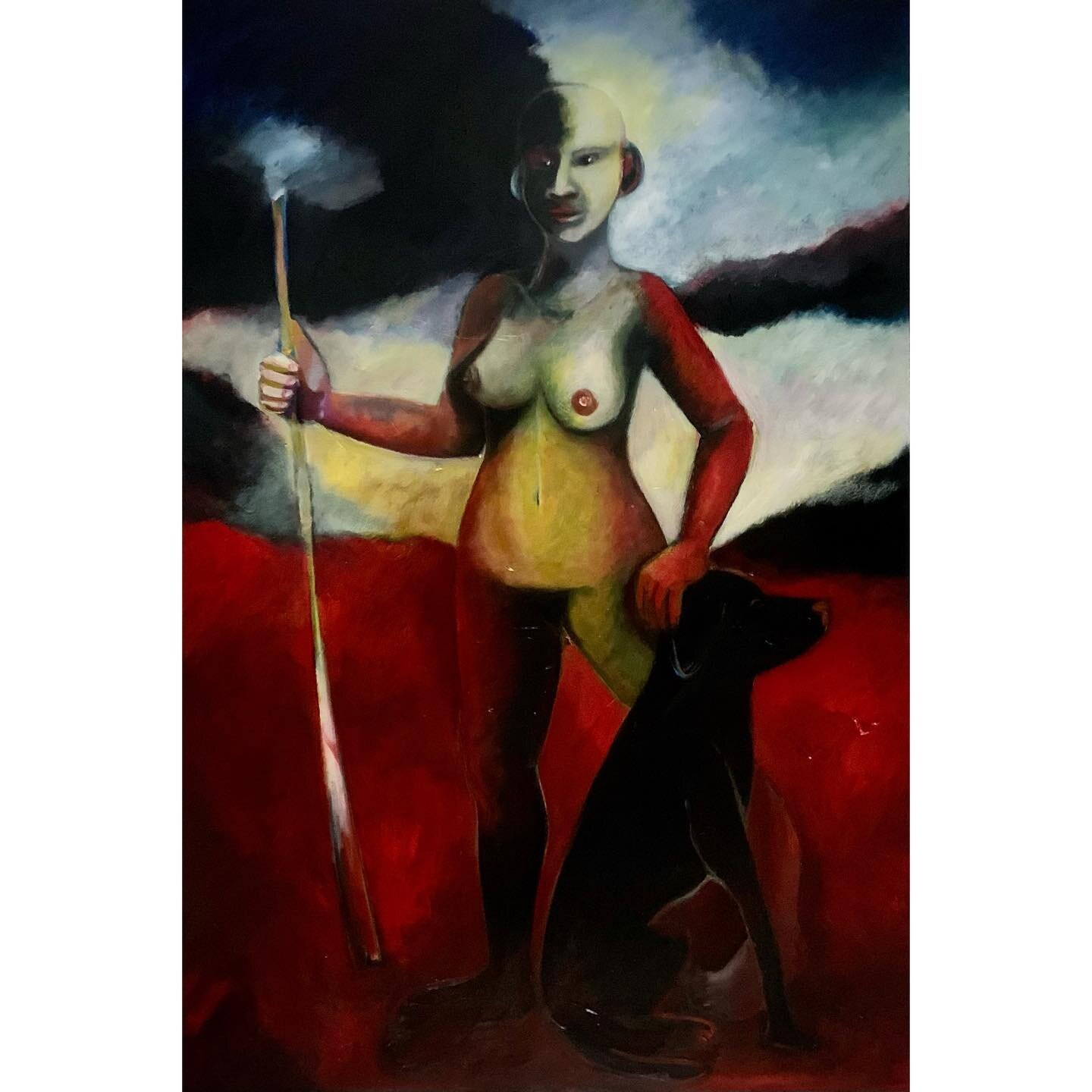 @artsy featured my painting, Artemis, on their newsletter and website as a recommended New Artist!