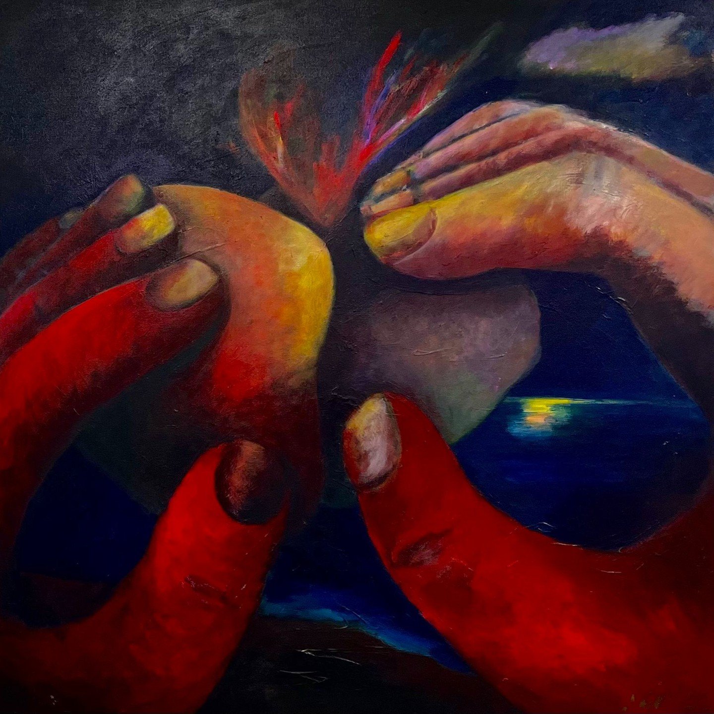 &quot;FOMENT&quot; - Judy Gittelsohn 

Acrylic on Canvas
&bull;
&bull;
&bull;
#watsonvilleca #watsonvilleartists #chairishartistcollective #artistsoninstagram #watsonville #santacruzartist #santacruzart #santacruzartists #thetannery #artwork🎨🖌 #art