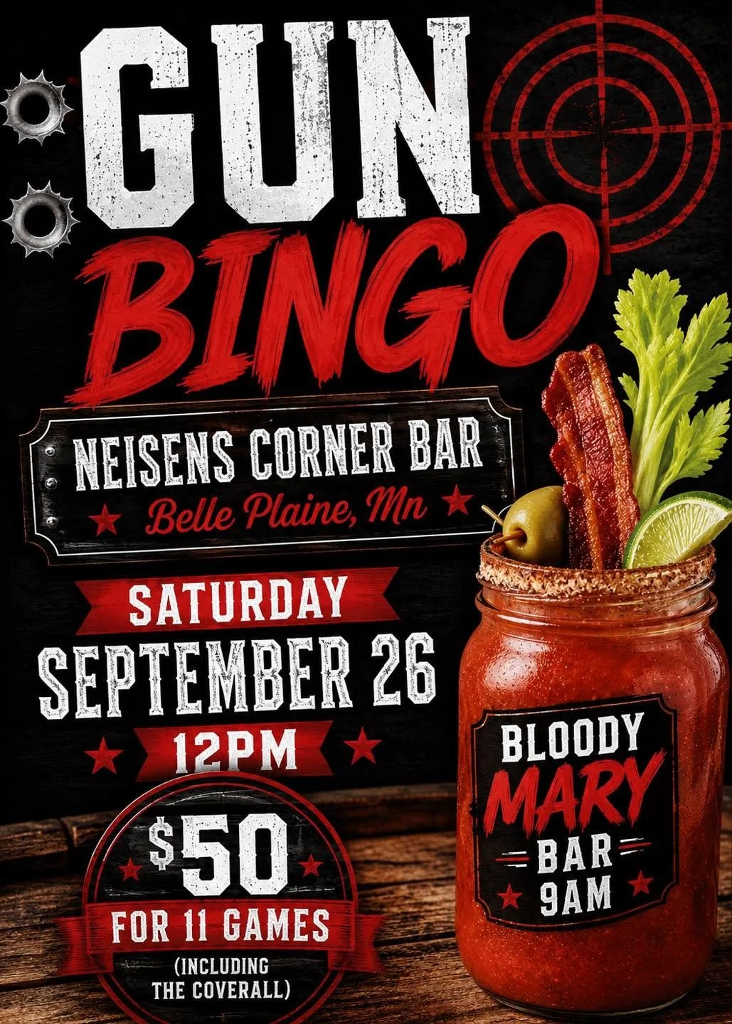 Gun Bingo @ The Corner Bar