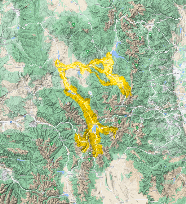 Summit Rose Summit County and Grand County Map.png