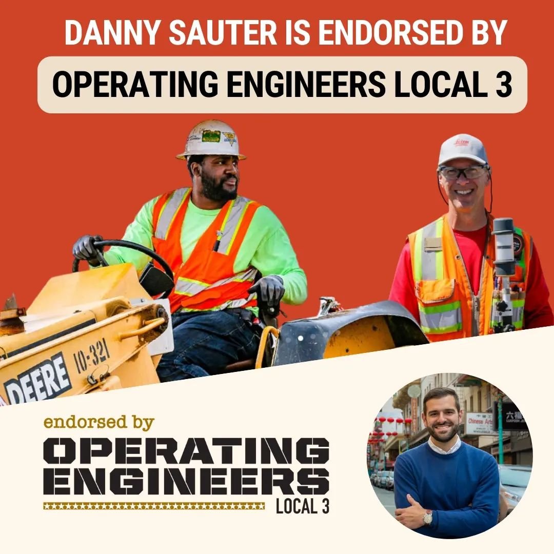 On May Day, as we celebrate International&nbsp;Workers' Day and the labor struggles that have brought expanded workplace rights, I am honored to share a new endorsement from Operating Engineers Local 3. 🏗️🚜

Operating Engineers Local 3 is the large