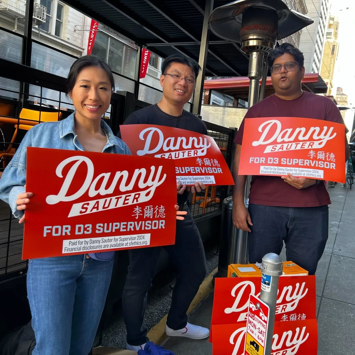 Thank you to Team Danny for showing up strong to last night's District 3 debate in Union Square! 👏

Enjoyed our discussion with @alicelgbtqdems @uniteddemclubsf @sf.yimby and @edleedems about the need to bring new forward-looking leadership to Distr