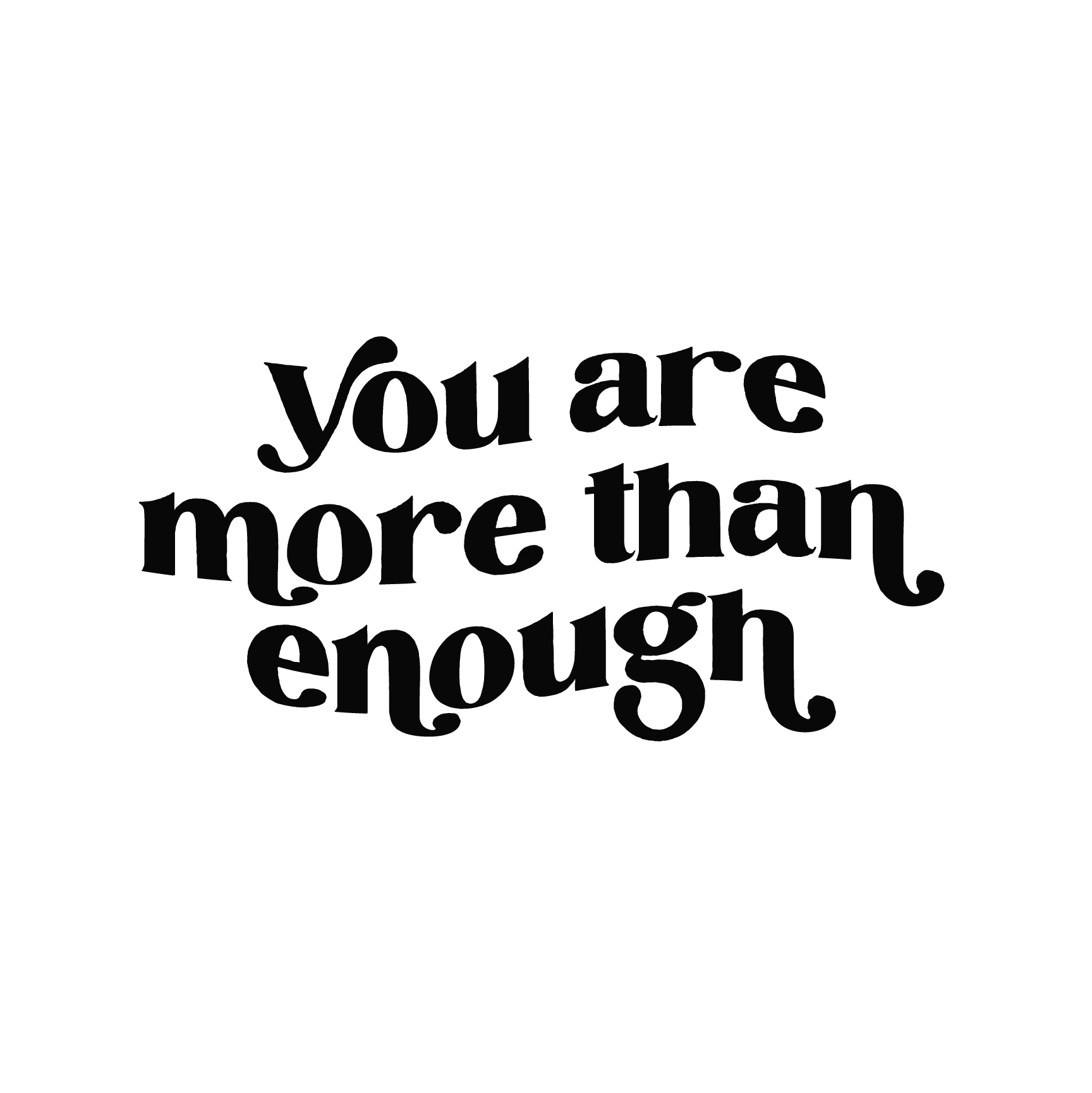 You Are More Than Enough 4x6 Vinyl Decal Sage Oak you-are-more-than-enough-4x6-vinyl-decal-sage-oak
