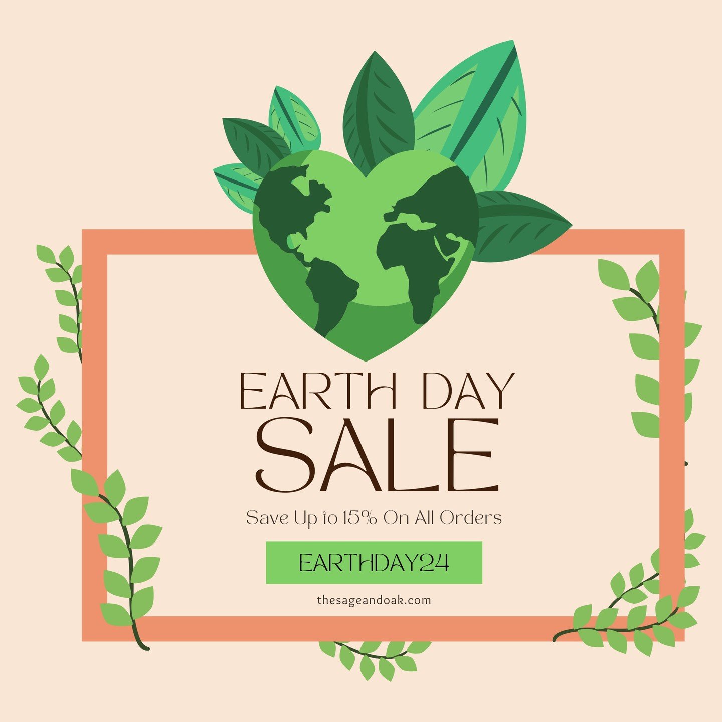 Happy Earth Day! 🌎
Let's celebrate together with a sale 🎉
Use code &quot;EARTHDAY24&quot; at checkout to save 15% on your entire order all day (4/22) ❤️

#EarthDay #EarthDaySale #ShopLocal #SupportSmallBusiness