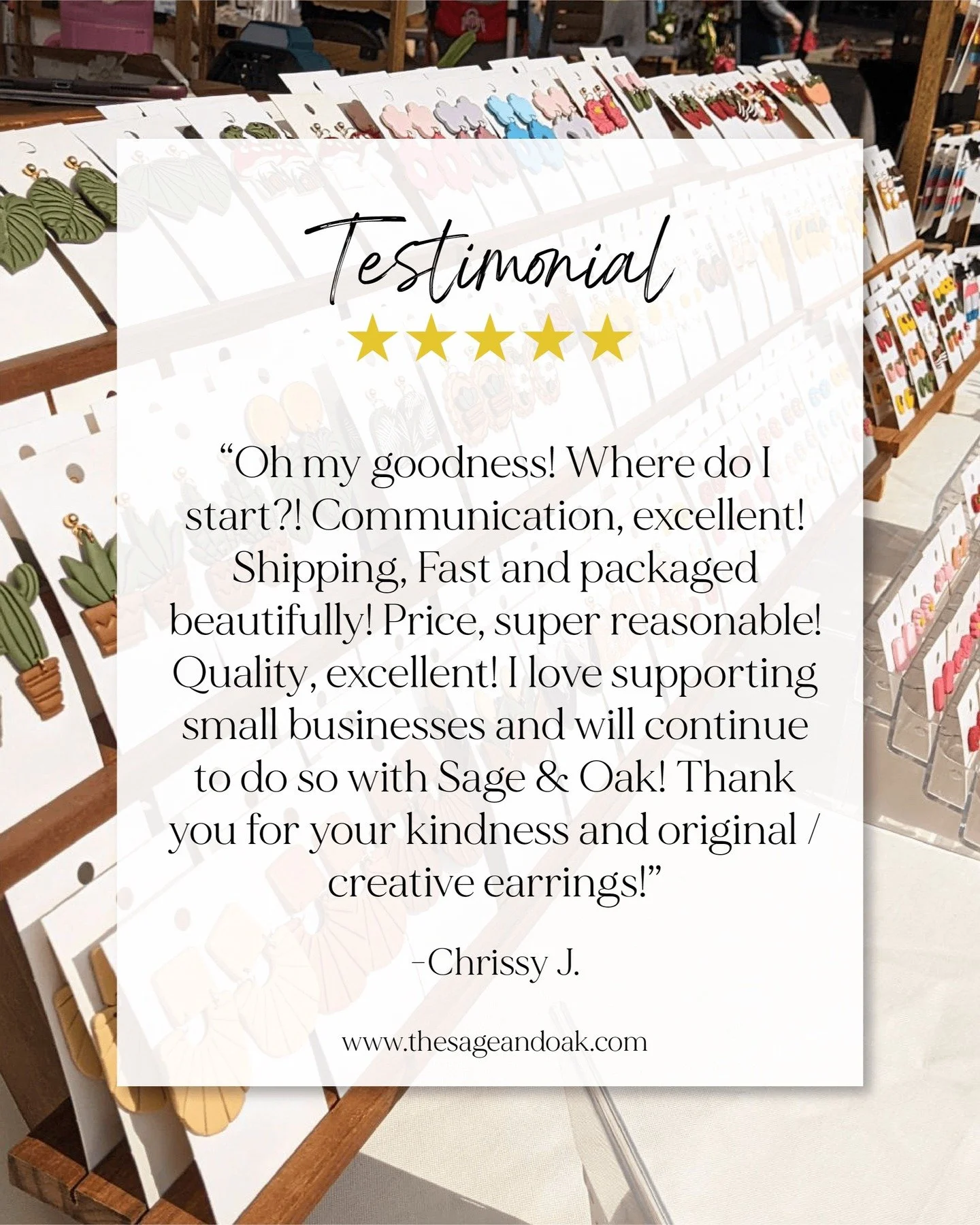 Haven't done a #testimonialtuesday in a while. 😊

We always appreciate honest reviews because they help others determine whether or not they should purchase from us and what we could be doing better. 🥰

If you've ever purchased from us and left a r