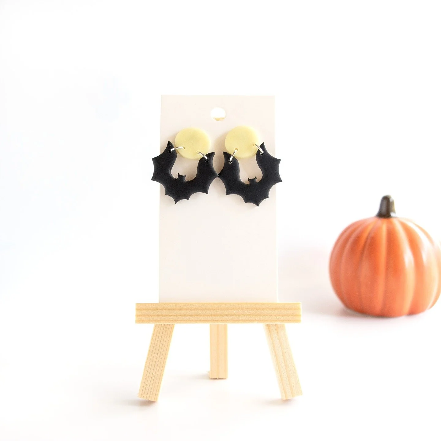 Our "Moonlight" earrings have really been 🦇 flying 🦇 off the shelf this year! 
Last year I don't think more than 3 pairs sold, if any sold at all. 😮 
It's great to see them get their spotlight they deserve. 
Currently working on restock