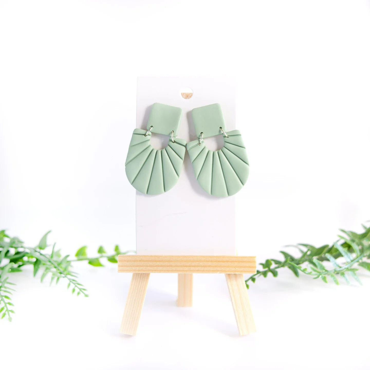 Happy St. Patrick's Day! Today only save 17% on all green polymer clay earrings just like these ones. All prices are marked so no promo code necessary. Shipping and pickup options are available. 💚