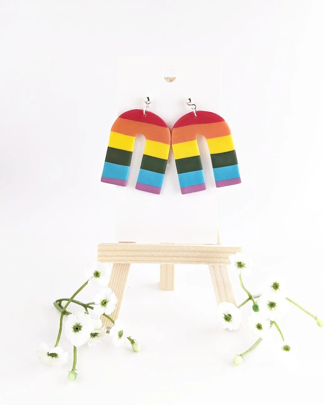 Happy Pride Month! ❤️🧡💛💚💙💜

I'm proud to offer my Pride earring collection all year long because visibility, representation, and self-expression don't end when June does. 👏💖 

Whether you're celebrating Pride Month, attending a Pride event lat