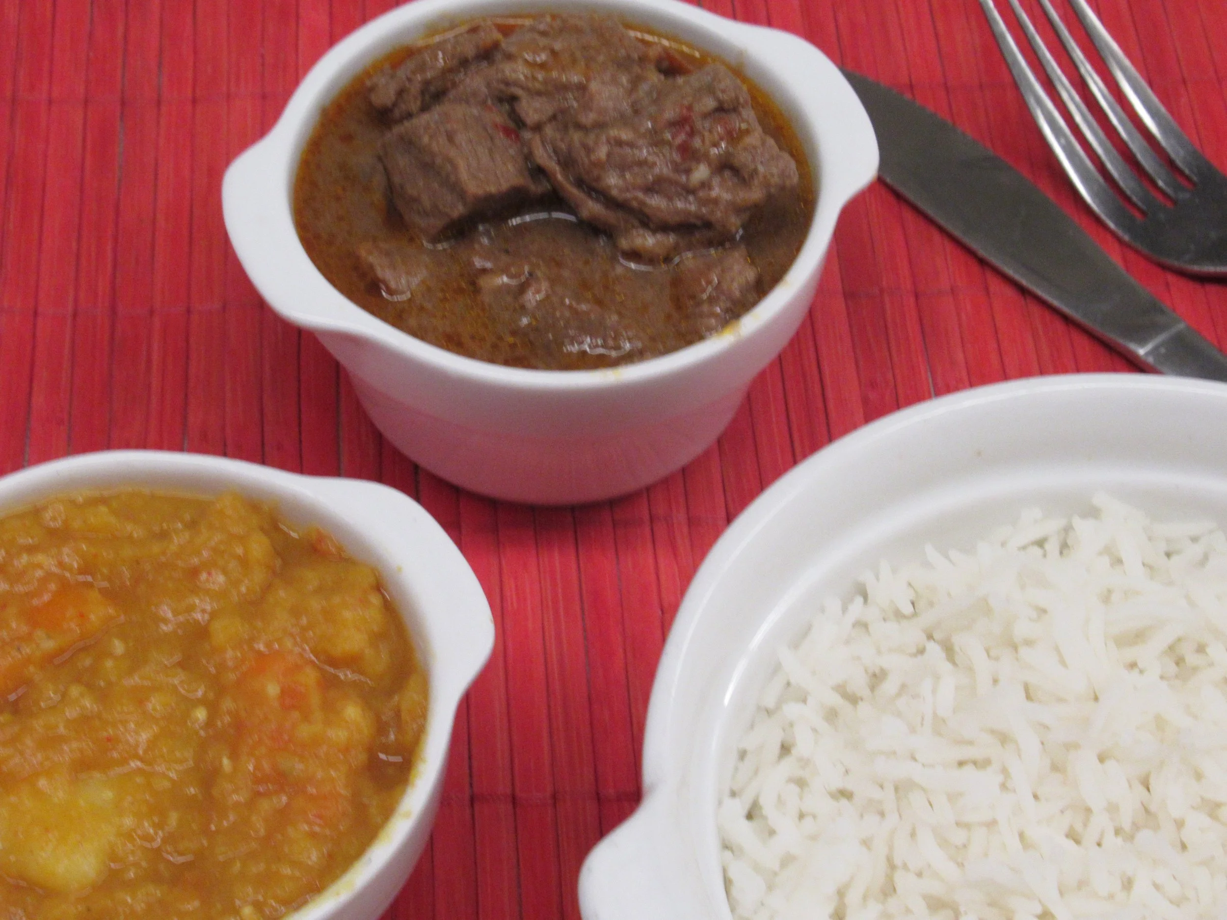 Beef curry and Sambar.JPG