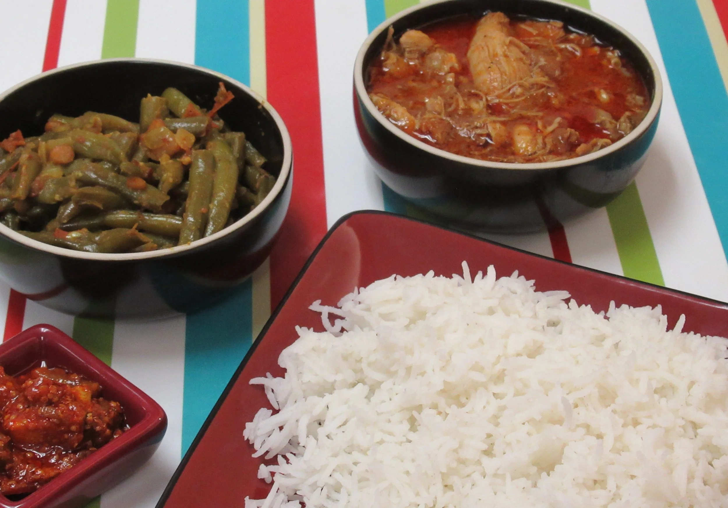 Chicken curry & Green bean curry (2).JPG