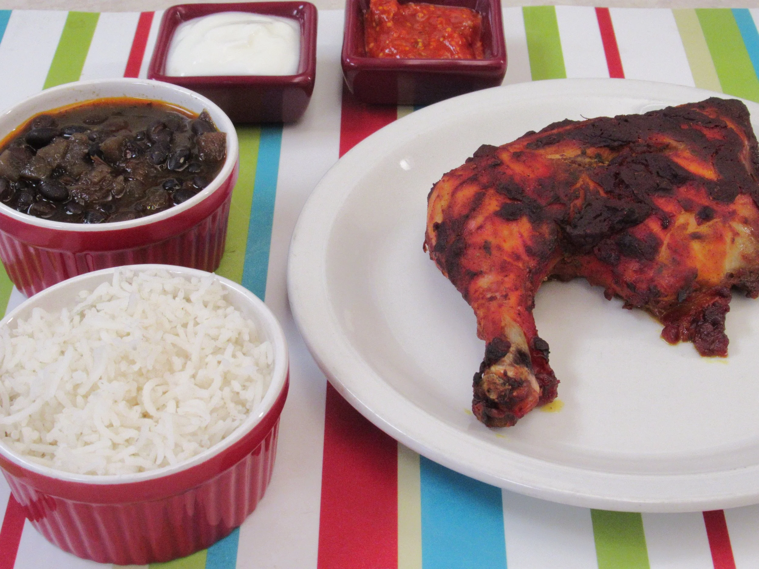 Tandoori Chicken & Black bean curry.JPG